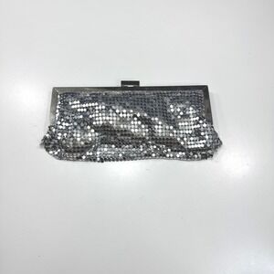 Silver Metal Mesh Evening Clutch Bag Payless ShoeSource Party Wedding